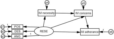 Association Between Regulatory Emotional Self-Efficacy and Immunosuppressive Medication Adherence in Renal Transplant Recipients:Does Medication Belief Act as a Mediator?